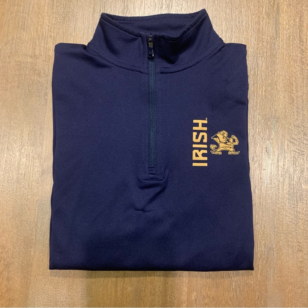 Under Armour Navy Notre Dame Fighting Irish Quarter-Zip | YLG